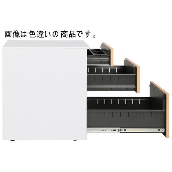 メーカー直送】カグクロ スチールワゴン 3段 W395×D550×H616 ホワイト 