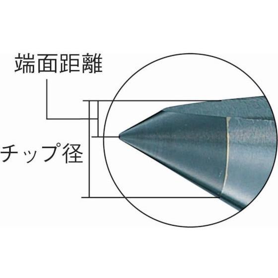 【お取り寄せ】TRUSCO 超硬付ハーフセンター MT4 3.5mm THSP-4-1435 ツーリング 切削工具 作業用品 工具_1