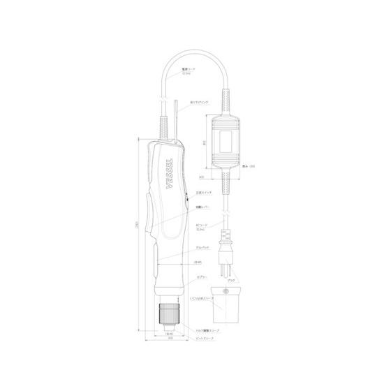 【美品】VESSEL 電動ドライバー VE-6000R 美品】VESSEL 電動ドライバー VE-6000R