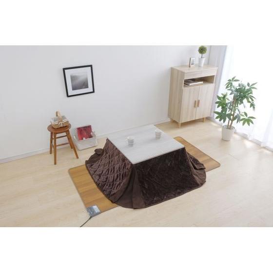 アイリスオーヤマ ホットカーペット 176×88cm HCM-1809FL-M ホットカーペット ミニホットマット ストーブ ヒーター 空調家電_3