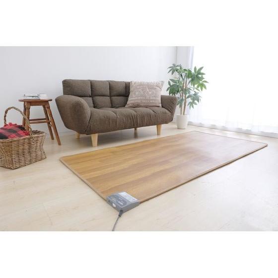 アイリスオーヤマ ホットカーペット 176×88cm HCM-1809FL-M ホットカーペット ミニホットマット ストーブ ヒーター 空調家電_4