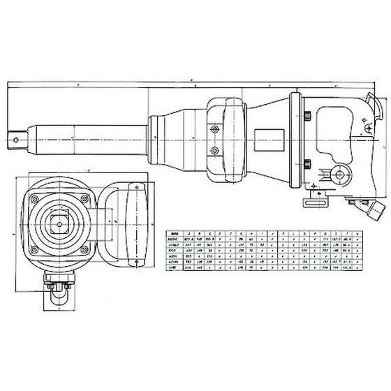 【お取り寄せ】ベッセル 超軽量エアーインパクトレンチGT4800VL GT-4800VL エアーインパクトレンチ 空圧工具 作業用品 工具 | VESSEL（工具） | 01
