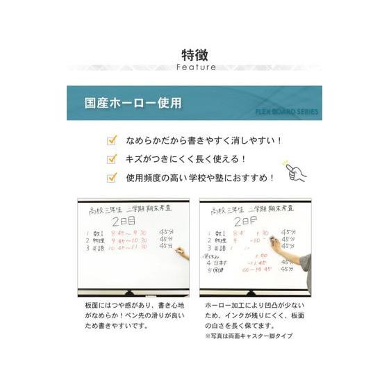 【メーカー直送】Netforce ホワイトボード 壁掛 縦横両用 ホーロー W1800×H900【代引不可】壁掛ホワイトボード ＰＯＰ 掲示_6