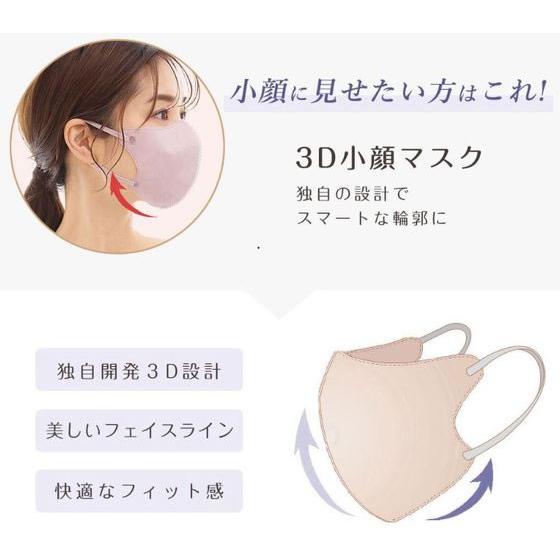 CICIBELLA La Bella CICIBELLA 3D冷感マスク オールドレース 30枚入