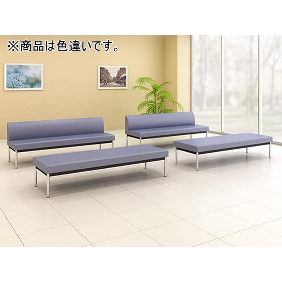【メーカー直送】コクヨ 150アームレスチェアー 丸ステンレス脚 背なし W1800 ダークブラウン【代引不可】【組立・設置・送料無料】ロビーチェア ロビー 待合室_4