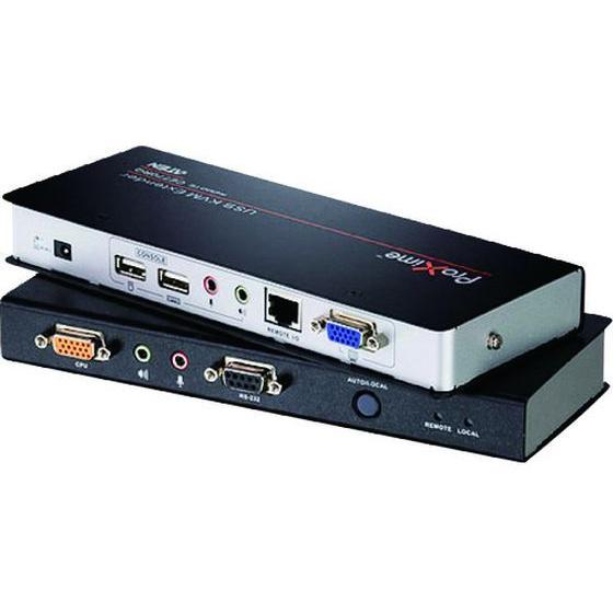 ATEN KVMエクステンダー USB／オーディオ／RS-232対応 CE770