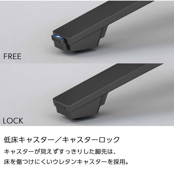 【メーカー直送】コクヨ 教育用テーブル イニシア 勾玉形 ダークグレー W1240×D760【代引不可】フラップテーブル 折りたたみテーブル 長机 会議用テーブル_2