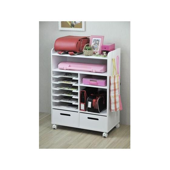 【メーカー直送】ニーズ ランドセルラック ワイド WH RR-02W【代引不可】学童 教材 学童文具 文具の画像