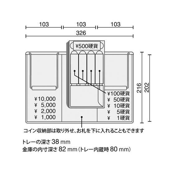 お取り寄せ】プラス 手提金庫 電子ロック A4 グレー 13101 CB-020HL