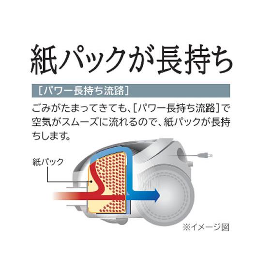 日立（HITACHI） 紙パック式クリーナー CV-P500 キャニスター掃除機