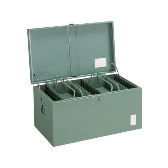 【お取り寄せ】TRUSCO 中型車載用工具箱 中皿付 700×420×370 整理 保管 作業