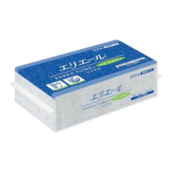 上質 大王製紙 日本人気超絶の エリエール ペーパータオルスマート 200枚 中判