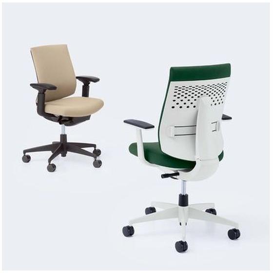 【メーカー直送】コクヨ ウィザード4 ハイバック ブラックシェル T型肘 Dグリーン(U)【代引不可】【組立・設置・送料無料】肘付き 固定肘タイプ 布張りチェア