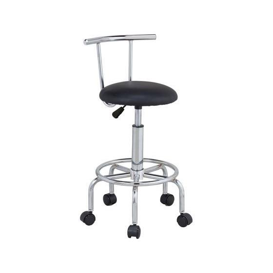 【メーカー直送】ファミリー・ライフ NEWらくらく昇降式回転チェア ブラック 0414220【代引不可】【お客様組立】肘なし レザーチェア オフィスチェア | ファミリー・ライフ