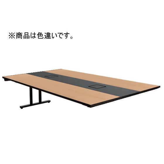 Garage - 【製造会社直送】学習机NS 無償性所在地学習机 W2400 増設 材木 698224【代引不可】【精神的な統合・取りつける・貨物輸送無料】無償性所在地学習机