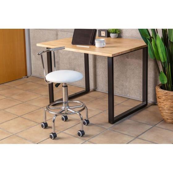 【メーカー直送】ファミリー・ライフ NEWらくらく昇降式回転チェア レッド 0414230【代引不可】【お客様組立】肘なし レザーチェア オフィスチェア オフィス家具 | ファミリー・ライフ | 03