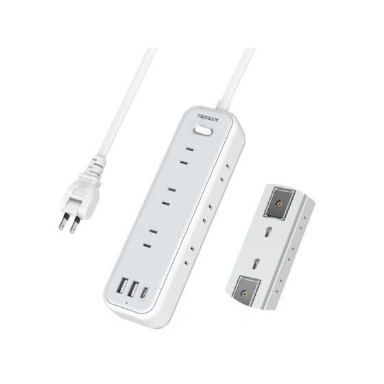 TESSAN 【お取り寄せ】TESSAN コード式12ポート電源タップ マグネット