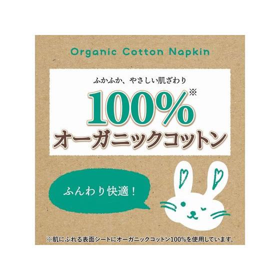 コットン・ラボ オーガニックコットンナプキン 21.5cm 羽つき 20個 ナプキン 生理 | Cotton Labo | 03