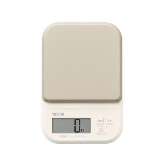 【お取り寄せ】タニタ デジタルクッキングスケール 最大計量2kg グレー KJ220GY 調理器 キッチン家電 調理家電 | TANITA