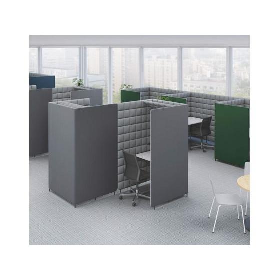 KOKUYO - 【製造会社直送】コクヨ ソロチェアーブース フォーレ 姿勢開口部 W1360 緑であること×赤銅色【代引不可】【精神的な統合・据えつける・貨物輸送無料】虚蝉差しかためる型細工物ボックス