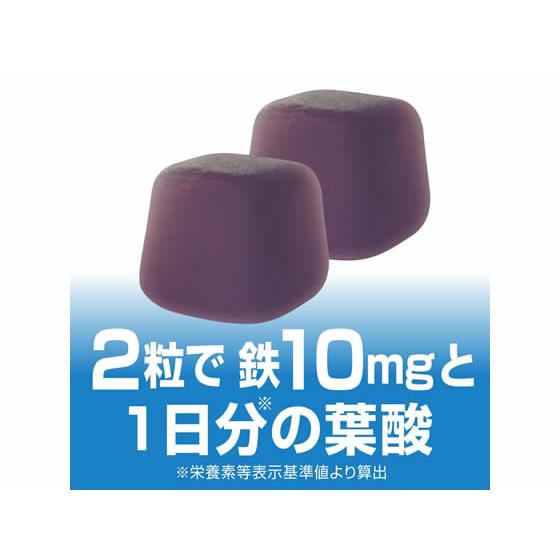 UHA味覚糖 UHAグミサプリ 鉄&葉酸 20日分 40粒 サプリメント 栄養補助 健康食品｜cocodecow｜06