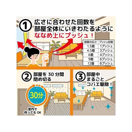 金鳥 コバエムエンダー 80プッシュ スプレータイプ 殺虫剤 殺虫 防虫剤 |  | 02