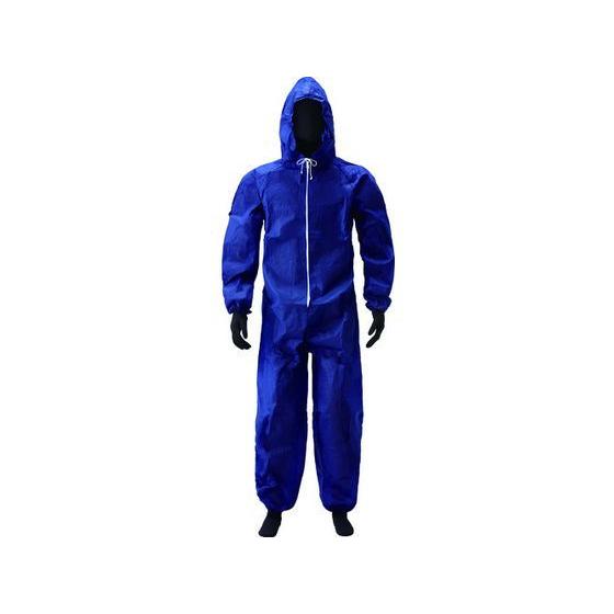 【お取り寄せ】アゼアス PP続服 AZ WORK 紺色 LL AZ WORK1000K-LL 防護服 保護服 特殊服 作業服 安全保護具 作業 | アゼアス