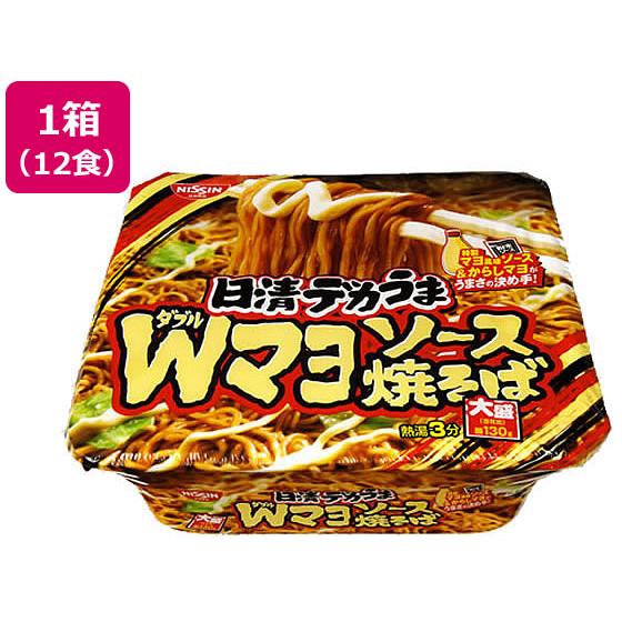日清食品 日清デカうま Wマヨソース焼そば 153g 12食 Y ココデカウ 通販 Yahoo ショッピング