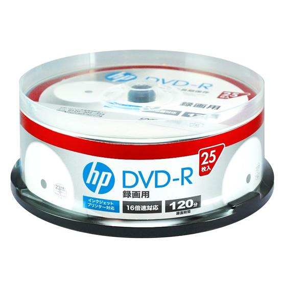 HP DR120CHPW25PA 録画用DVD-R SALE 88%OFF 25枚スピンドル 宅配便配送
