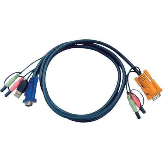 【お取り寄せ】ATEN USB KVMケーブル オーディオ対応 SPHD KVM用 5m 関連品 ＰＣ用ケーブル ケーブル 電源タップ 配線パーツ 家電 | 
