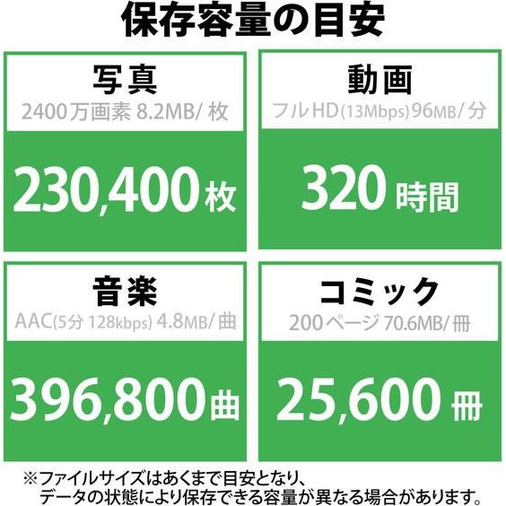 エレコム 外付けSSD 2TB キャップ式 ブラック ESD-EMC2000GBK | ELECOM | 08