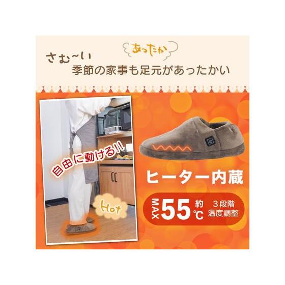 THANKO どこでも床暖スリッパ ブルー SRPP25SBL ストーブ ヒーター 冷暖房 空調家電 |  | 02