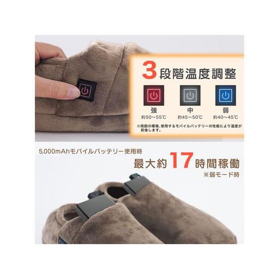 THANKO どこでも床暖スリッパ ブルー SRPP25SBL ストーブ ヒーター 冷暖房 空調家電 |  | 04