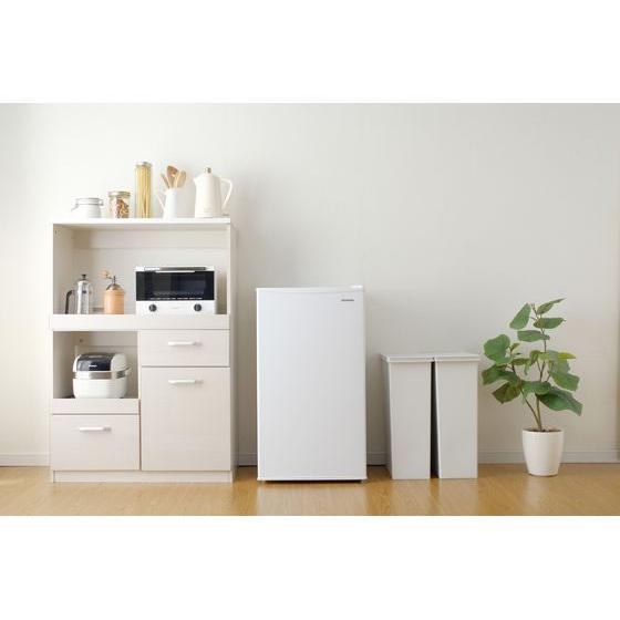 【お取り寄せ】アイリスオーヤマ 冷蔵庫 93L ホワイト IRJD-9B-W 冷蔵庫 冷凍庫 キッチン家電の画像