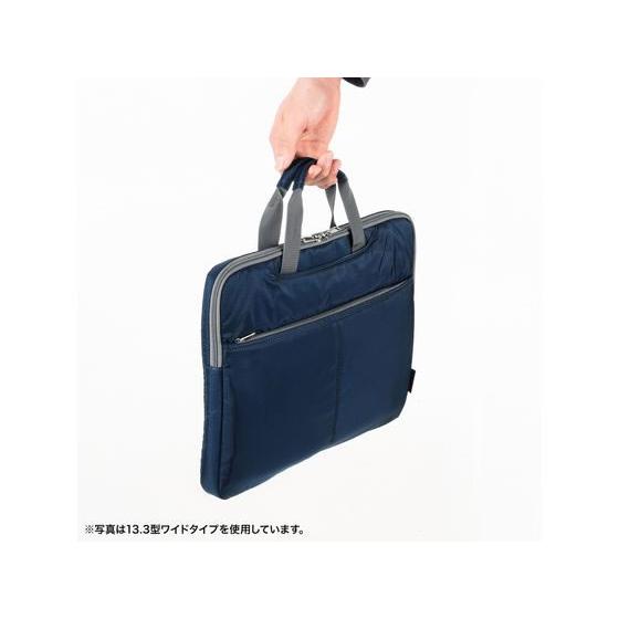 【お取り寄せ】サンワサプライ 高機能PCインナーケース(11.6型・ネイビー) IN-SN1101NV スリーブ インナーバッグ ＰＣ パソコン 家電 | SANWA SUPPLY | 06