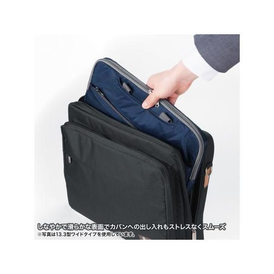 【お取り寄せ】サンワサプライ 高機能PCインナーケース(11.6型・ネイビー) IN-SN1101NV スリーブ インナーバッグ ＰＣ パソコン 家電 | SANWA SUPPLY | 08