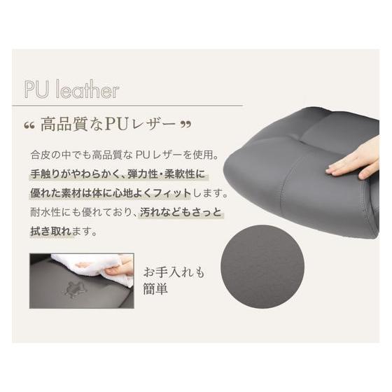 【メーカー直送】Netforce ロイズチェア ブラウン LYS-1-BR【代引不可】【お客様組立】肘付き 可動肘タイプ レザーチェア オフィスチェア オフィス家具_6