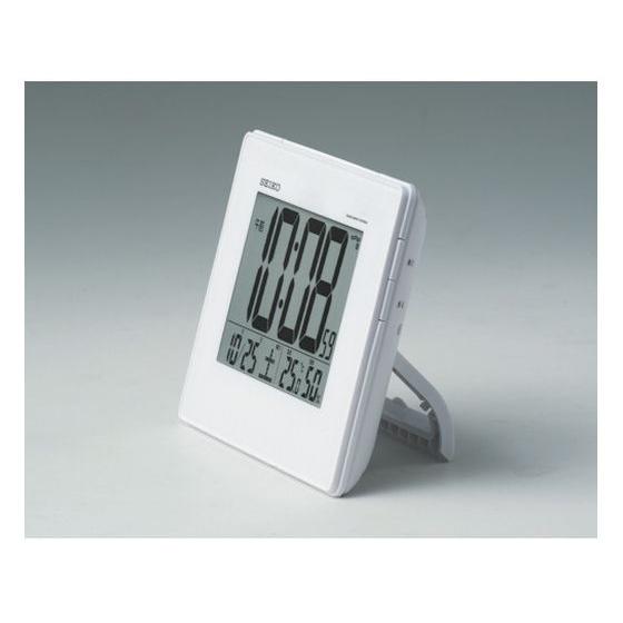 【お取り寄せ】SEIKO 温湿度計付き掛置兼用電波時計 SQ770W 置き型タイプ 時計 温湿度計 家電｜cocodecow｜02