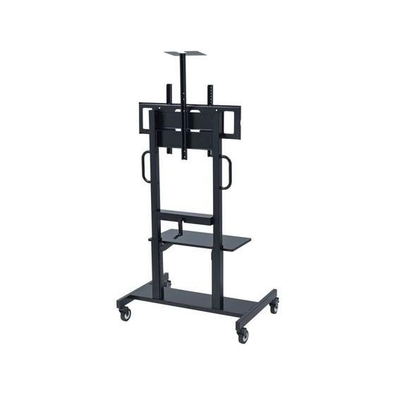 【メーカー直送】サンワサプライ 手動昇降液晶ディスプレイスタンド CR-PL45BK【代引不可】【お客様組立】テレビ台 AV収納 オーディオ収納 収納家具 インテリアの画像