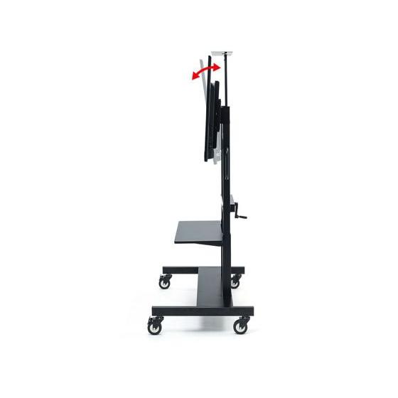 【メーカー直送】サンワサプライ 手動昇降液晶ディスプレイスタンド CR-PL45BK【代引不可】【お客様組立】テレビ台 AV収納 オーディオ収納 収納家具 インテリアの画像