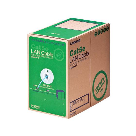 未使用品　ELECOM Cat5e LANケーブル 300m ELECOM（エレコム） 【お取り寄せ】エレコム LANケーブル Cat5e 単線