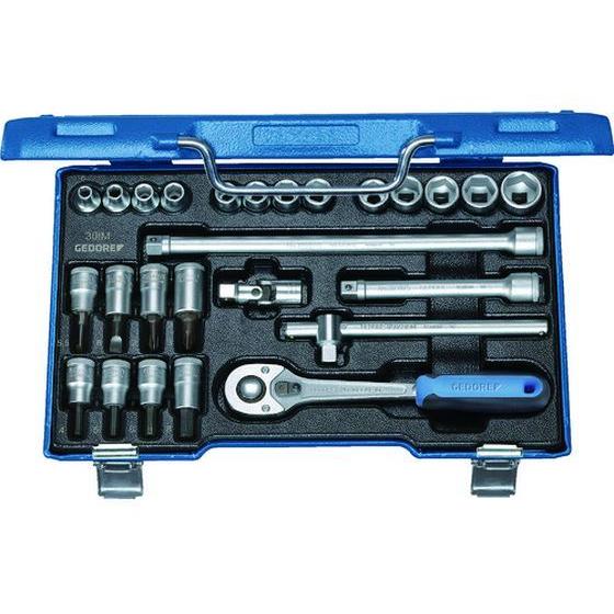 【お取り寄せ】GEDORE ソケットセット 3／8 30 IMU‐10 6229740 ソケット ソケットレンチ 作業用品 工具