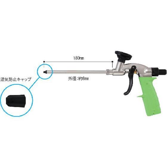 【お取り寄せ】ABC 一液型簡易発泡ウレタン専用ガンGSメタルガンR GSMGR｜cocodecow｜02