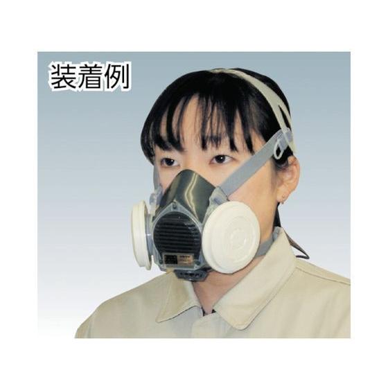 防塵マスク DR80SL4N Mサイズ 2個　吸収缶24個 お取り寄せ】シゲマツ 取替え式防じんマスク M／L DR80SL4N(M L) 作業