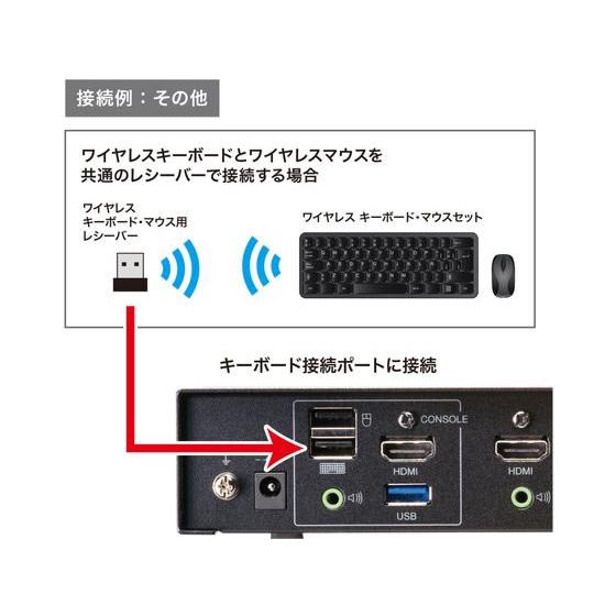 【お取り寄せ】サンワサプライ 4K対応HDMIパソコン自動切替器(4:1) 切替機 分配器 ＰＣ周辺機器 パソコン 家電の画像