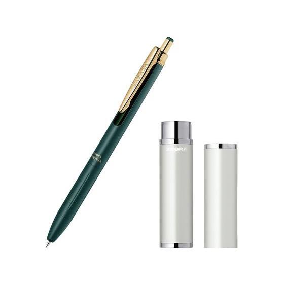 ゼブラ サラサグランド0.5 グリーンブラック アルミケース付 シルバー