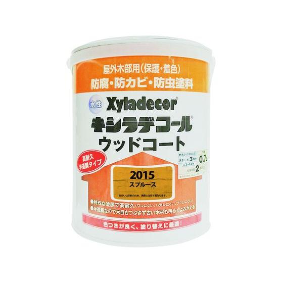 【お取り寄せ】KANSAI 水性XDウッドコートS スプルース 0.7L ＃00097670450000 塗料 塗装 養生 内装 土木 建築資材 | カンサイ