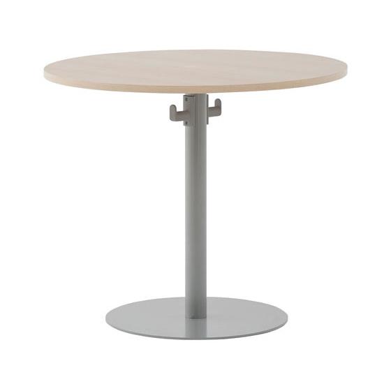 アールエフヤマカワ リフレッシュテーブル2 バッグハンガー付 φ800 ナチュラル 丸型 カフェテーブル