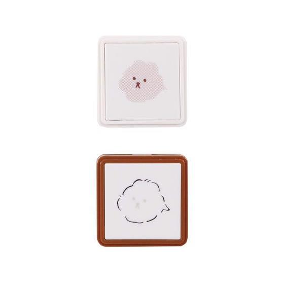 クツワ ハンココ ふき出しいぬさん DE013B スタンプタイプ