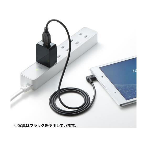 【お取り寄せ】サンワサプライ USB充電器 2A 高耐久タイプ ホワイト ACA-IP52W 充電器 充電池 スマートフォン 携帯電話 ＦＡＸ 家電｜cocodecow｜02